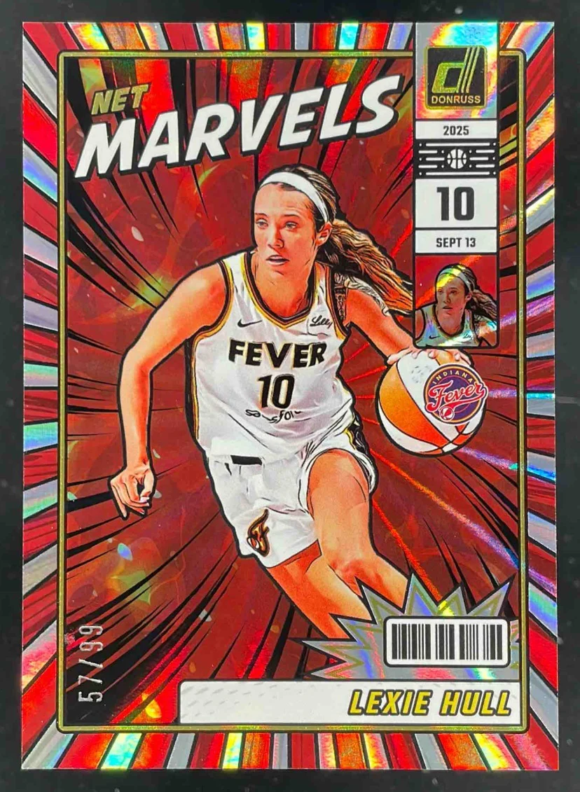 2025 Panini Donruss WNBA Net Marvels Holo Laser #1 Lexie Hull /99