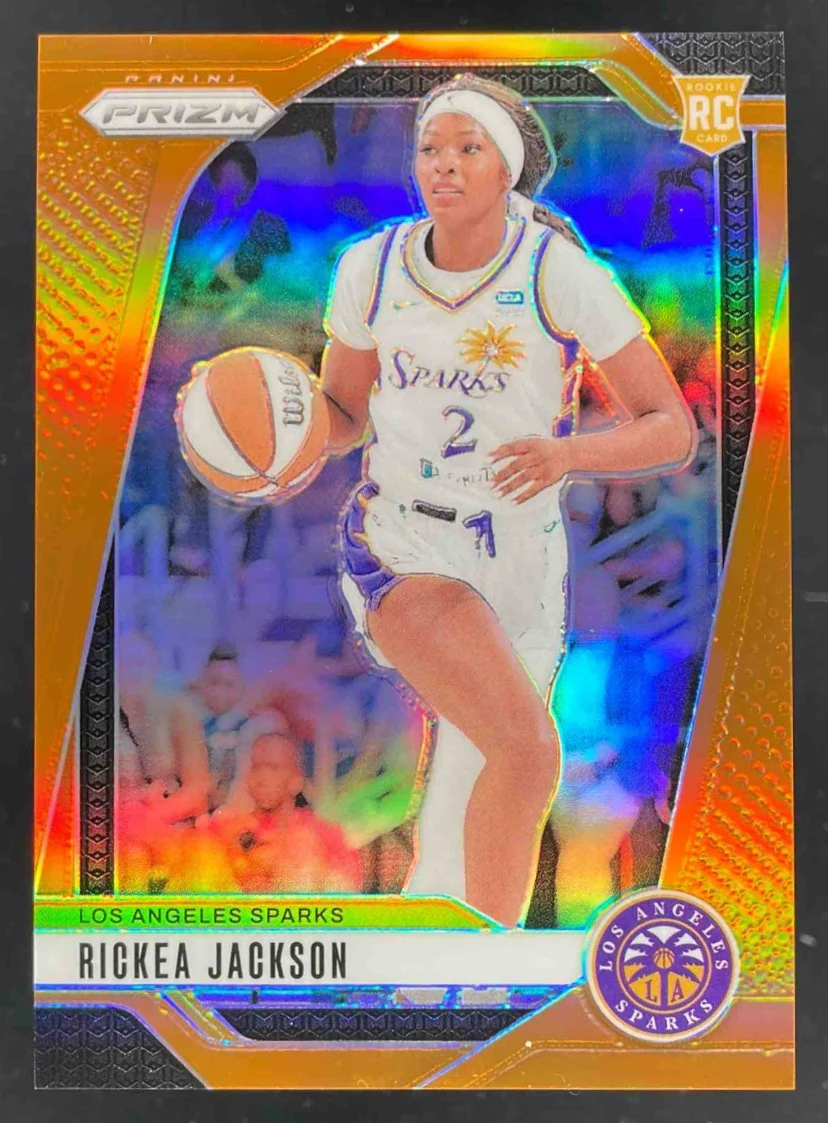 2024 Panini WNBA Prizm Orange Prizm #60 Rickea Jackson RC /99