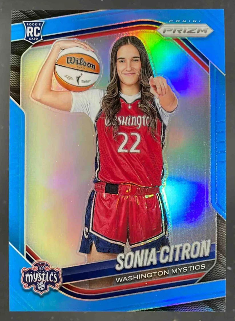 2025 Panini WNBA Prizm Carolina Blue Prizm #148 Sonia Citron /125