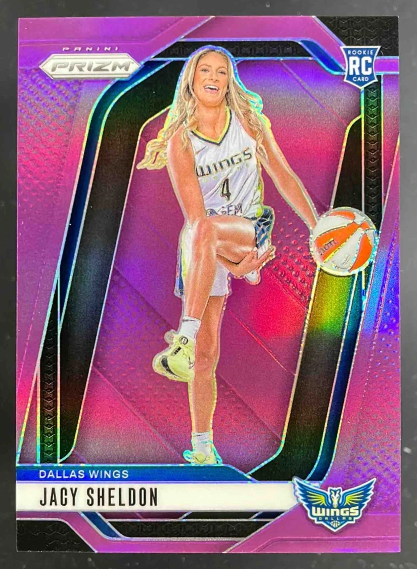 2024 Panini WNBA Prizm Purple Prizm #141 Jacy Sheldon /149
