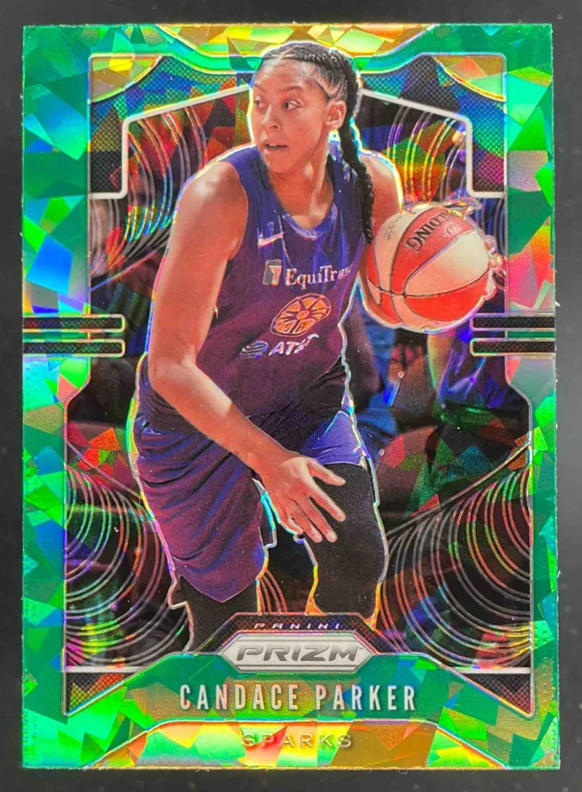 2020-21 Panini Prizm WNBA Green Ice Prizm #52 Candace Parker