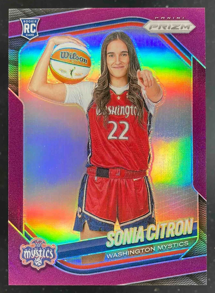 2025 Panini WNBA Prizm Purple Prizm #148 Sonia Citron /149