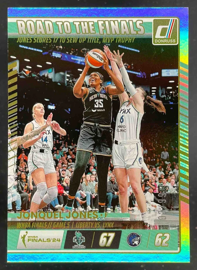 2025 Donruss WNBA Road To The Finals WNBA Championship #5 Jonquel Jones /99