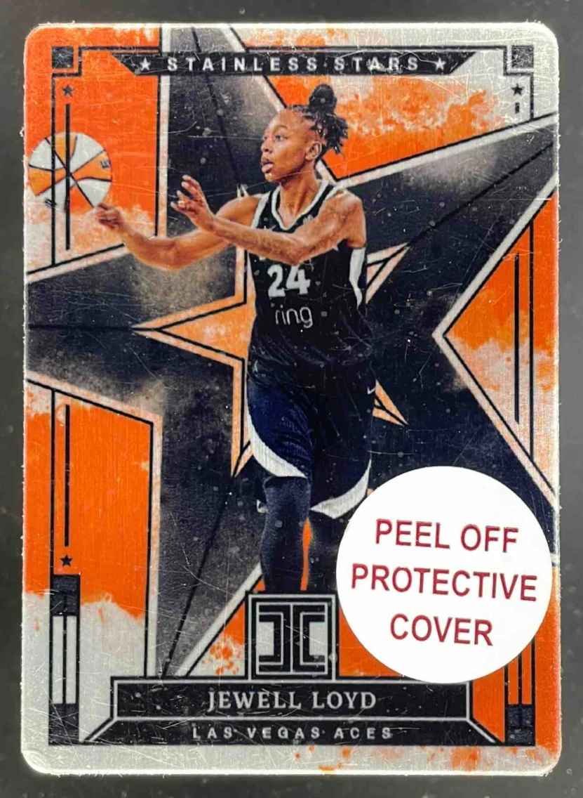 2025 Panini Impeccable WNBA Stainless Stars Orange #24 Jewell Loyd /25