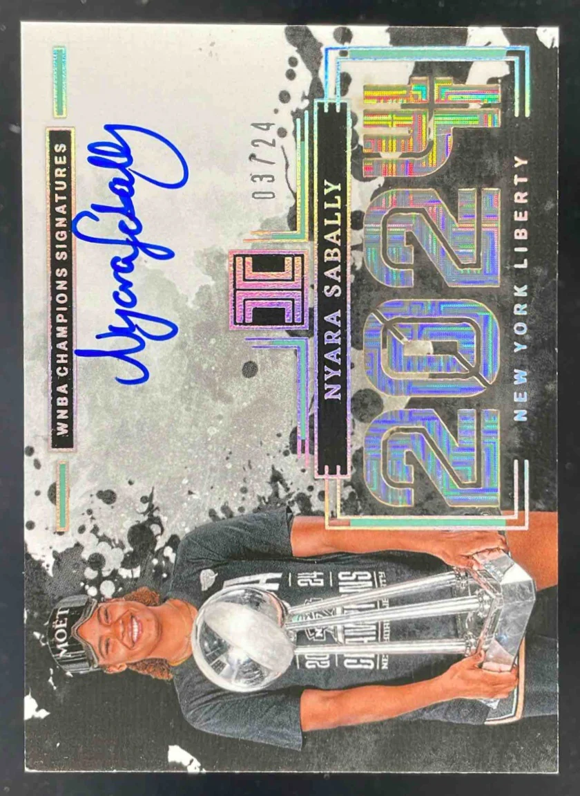 2025 Impeccable WNBA 2024 WNBA Champions #3 Nyara Sabally Auto /24
