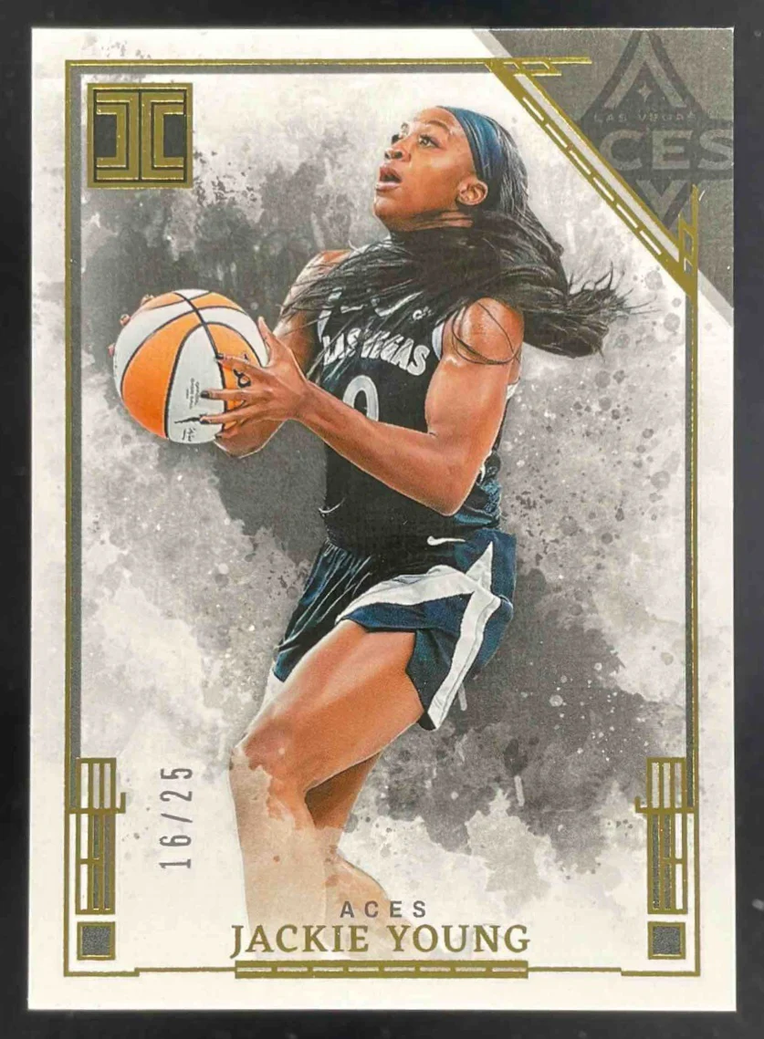 2025 Panini Impeccable WNBA Gold #65 Jackie Young /25