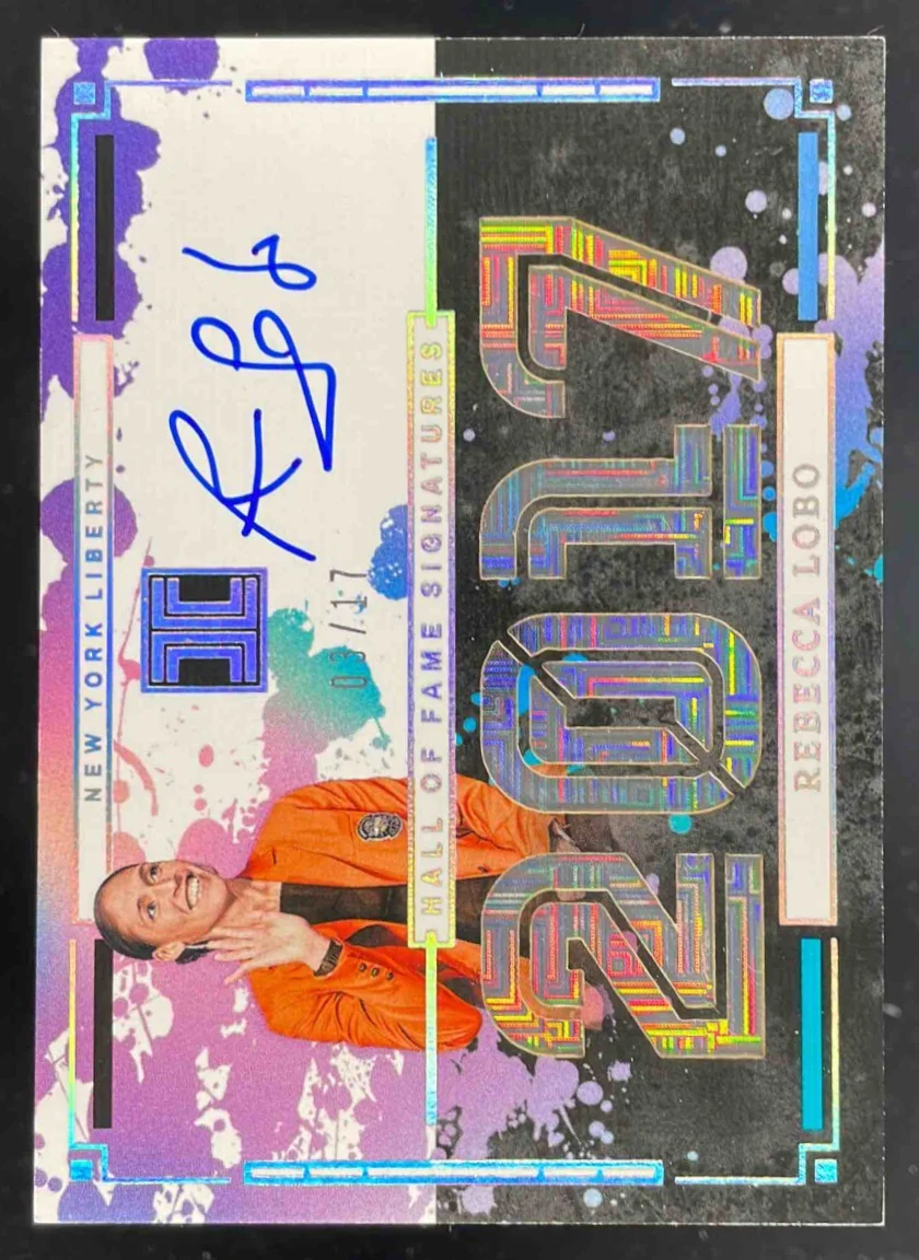 2025 Panini Impeccable WNBA Hall of Fame Signatures #3 Rebecca Lobo Auto /17