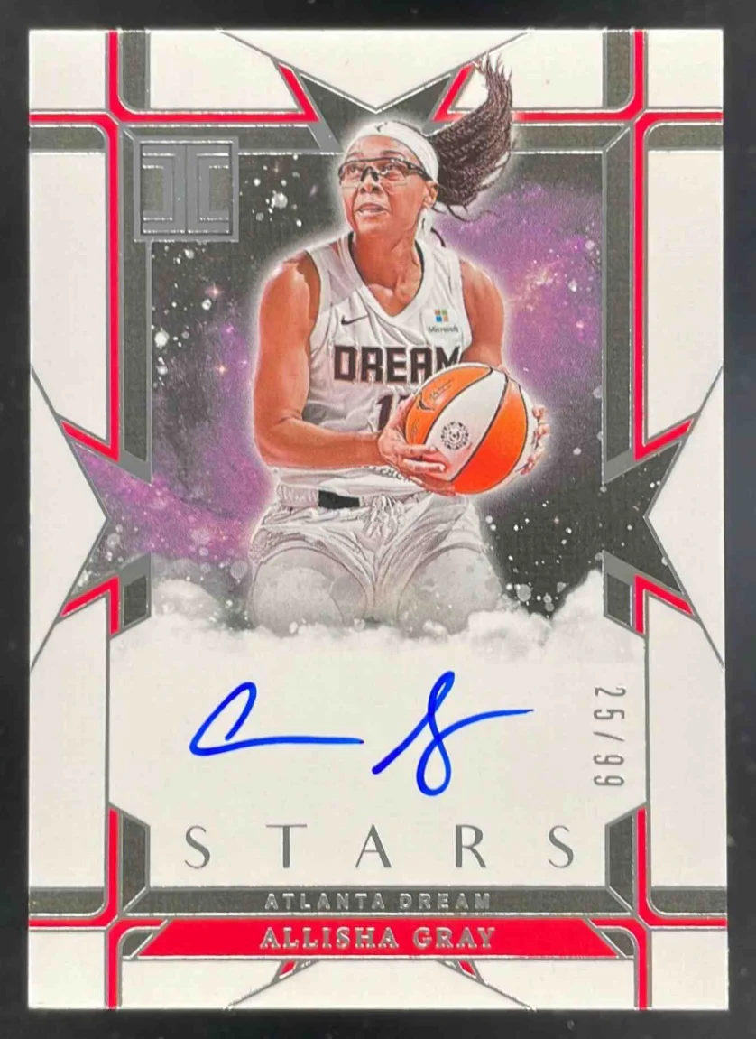 2025 Panini Impeccable WNBA Stars Signatures #4 Allisha Gray Auto /99
