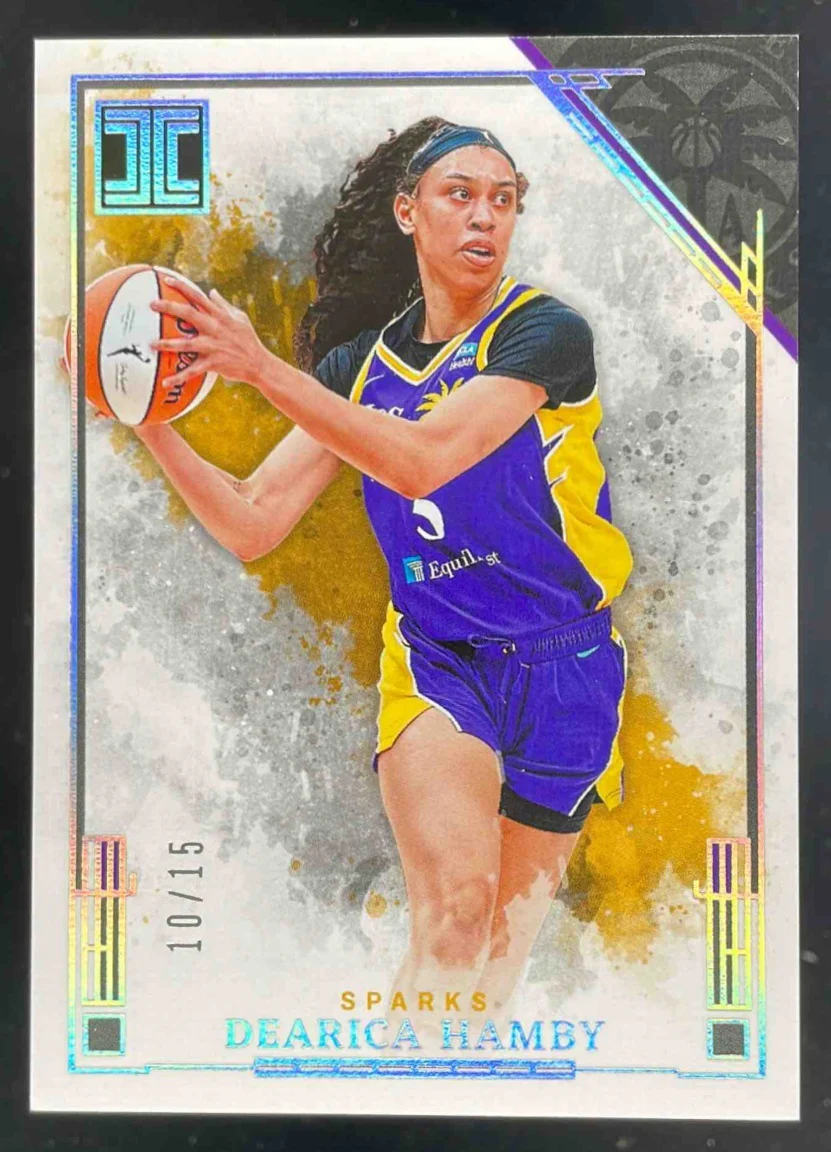 2025 Panini Impeccable WNBA Holo Silver #19 Dearica Hamby /15