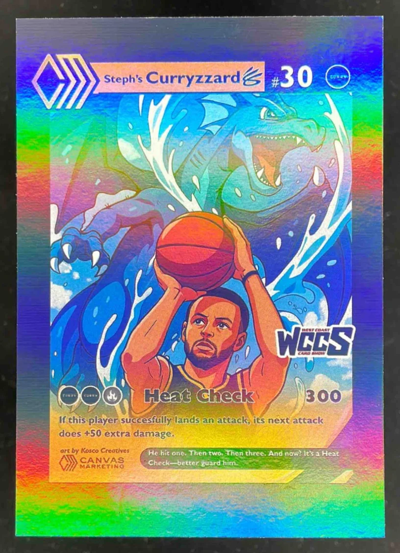 2025 Canvas WCCS Curryzzard Heat Check Stephen Curry