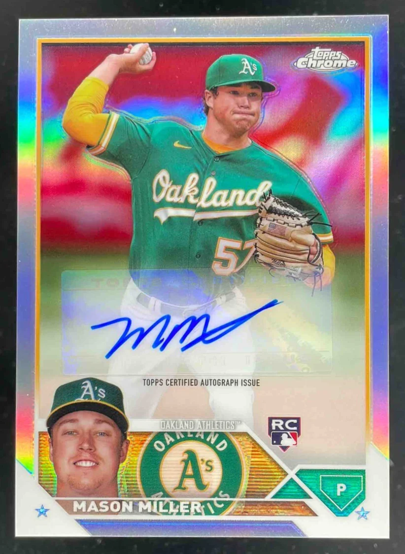 2023 Topps Chrome #AC-MMI Mason Miller RC Auto /499