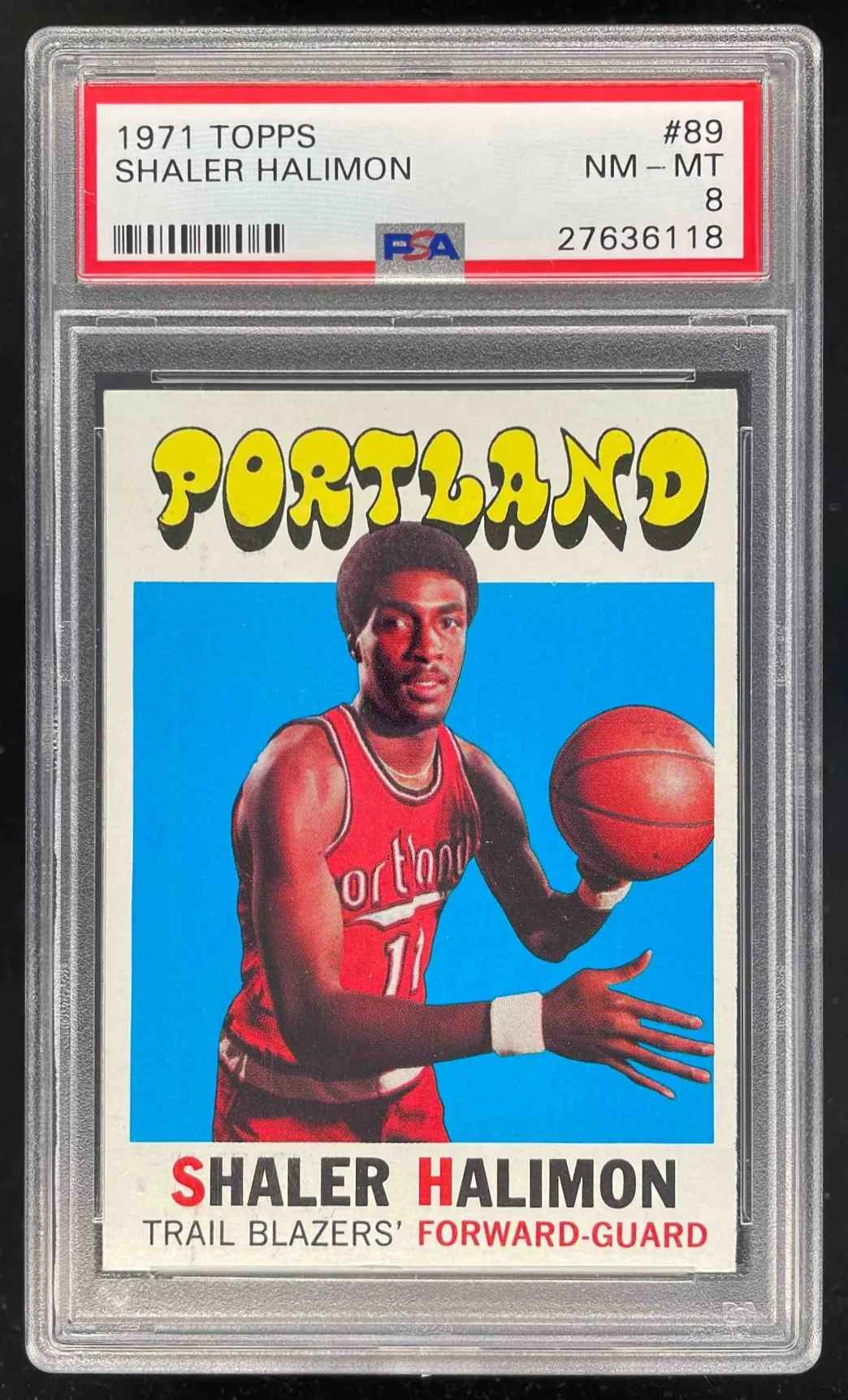 1971-72 Topps #89 Shaler Halimon PSA 8