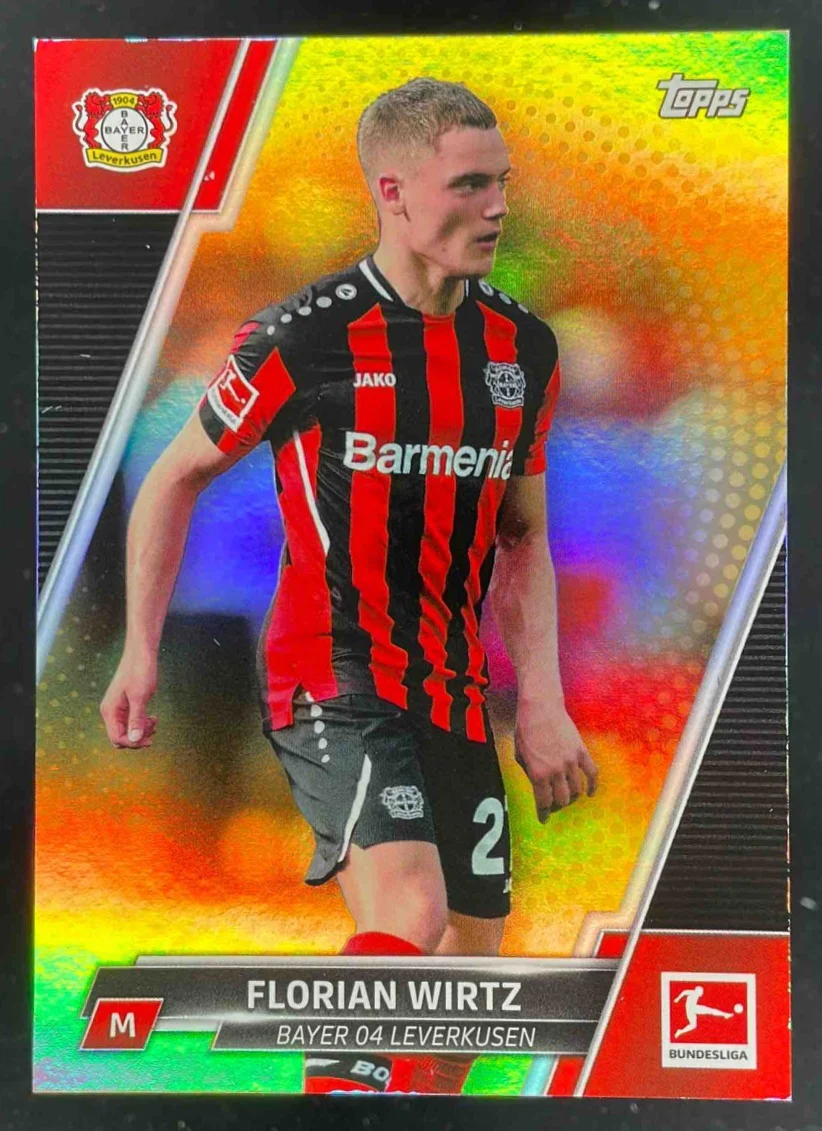 2021 Topps Bundesliga Gold Foilboard #125 Florian Wirtz /50