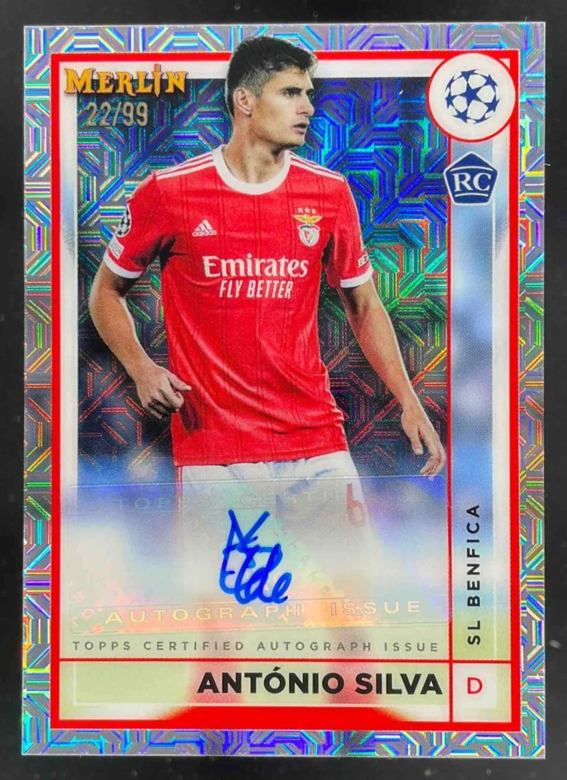 2022-23 Topps Merlin Chrome Mojo #AC-AS Antonio Silva RC Auto /99