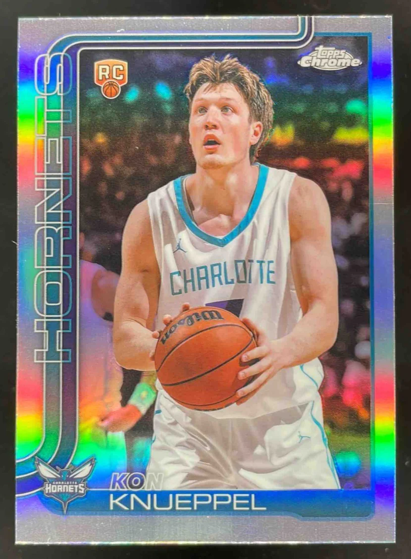 2025-26 Topps Chrome Refractor #254 Kon Knueppel RC