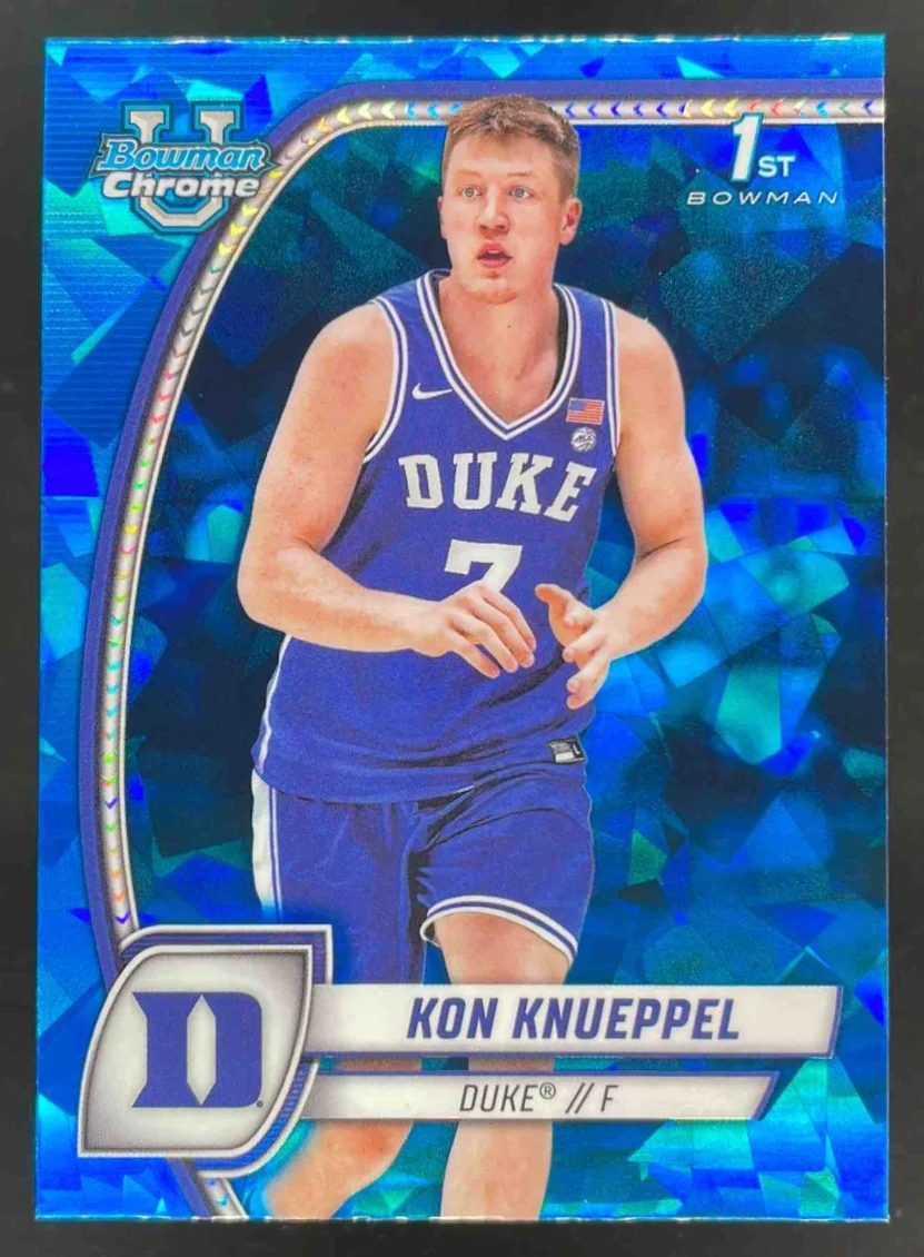 2024-25 Bowman University Chrome Sapphire #48 Kon Knueppel