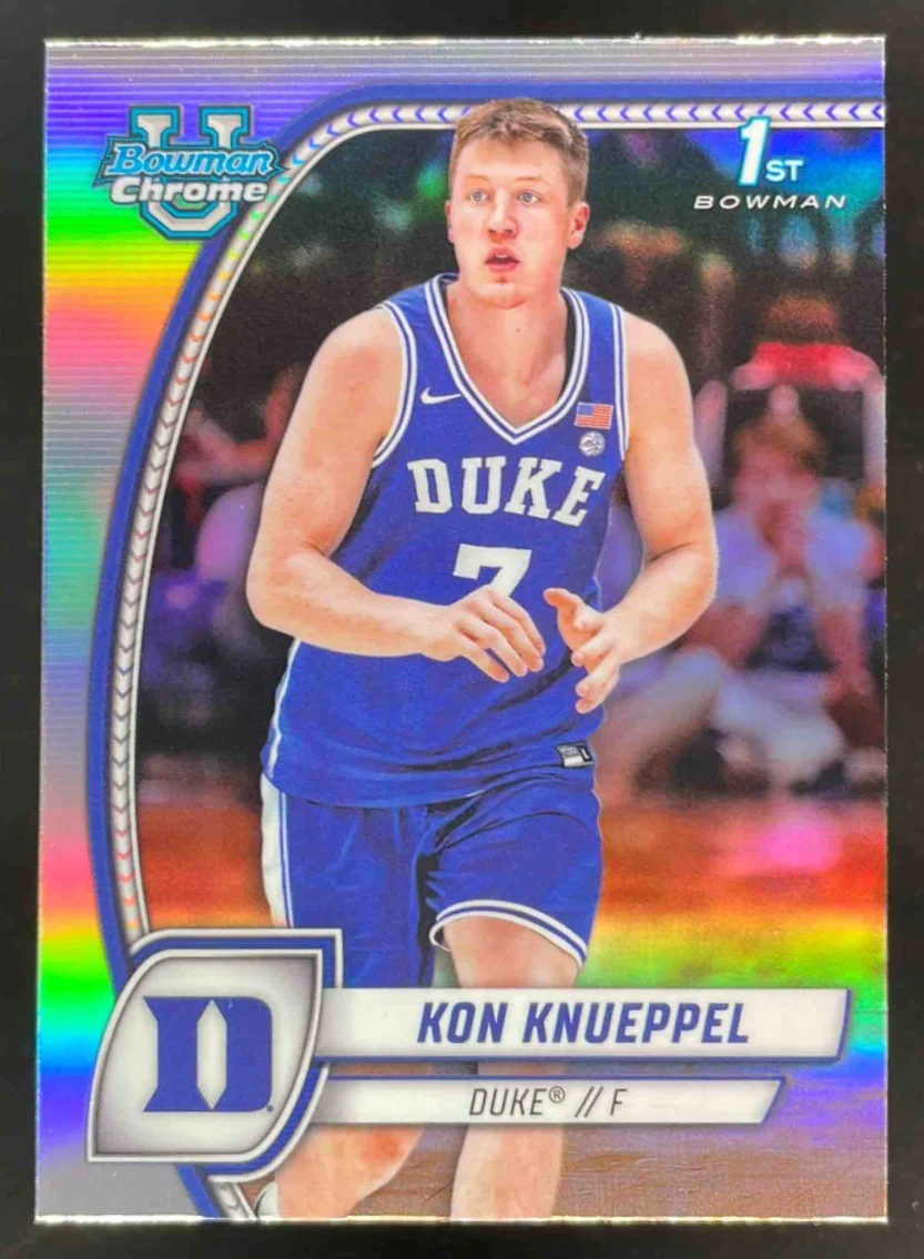 2024-25 Bowman University Chrome Refractor #48 Kon Knueppel