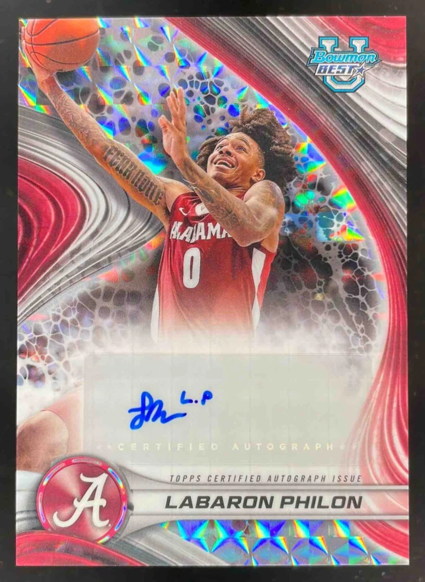 2024 Bowman's Best University Best of 2024 Geometric #B24-LP Labaron Philon Auto
