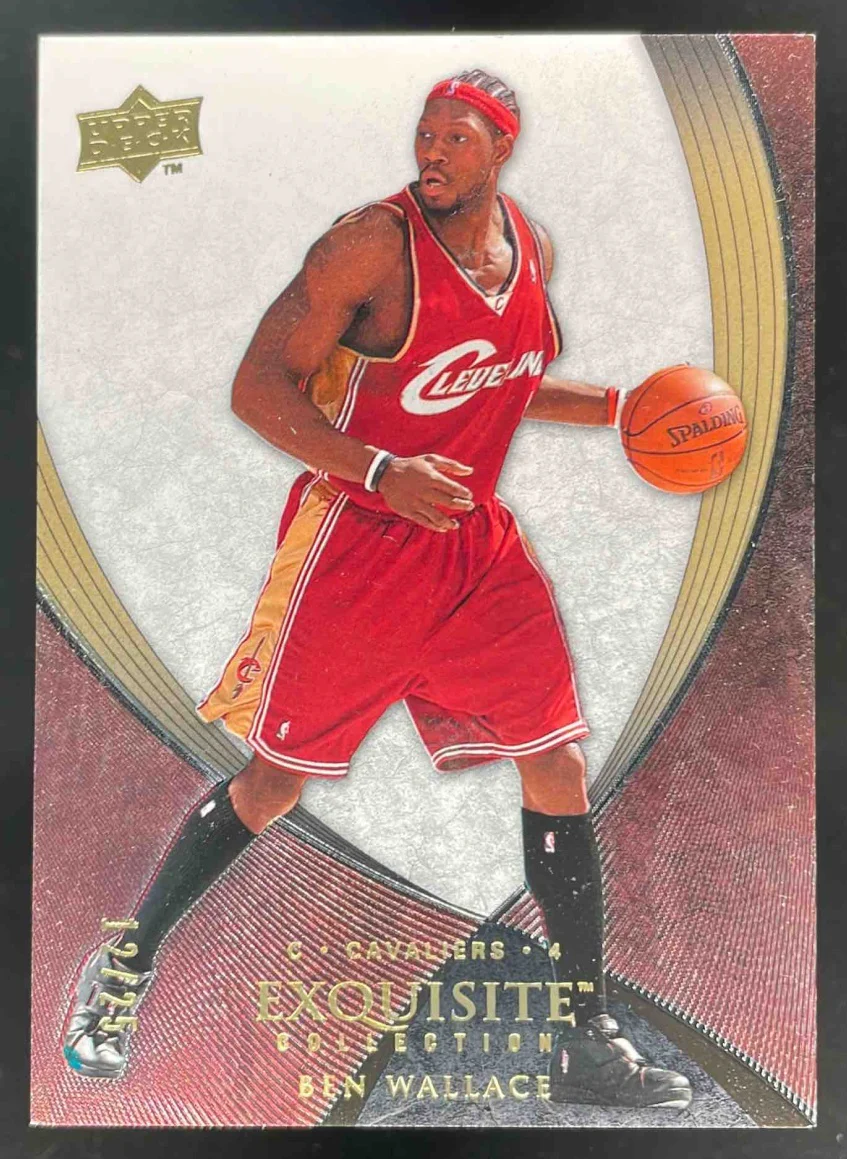 2007-08 Upper Deck Exquisite Collection Gold #20 Ben Wallace /25