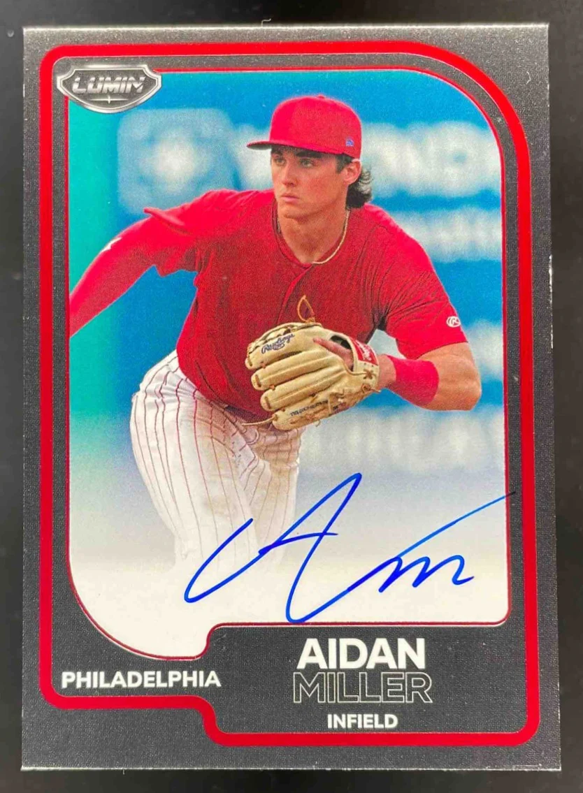 2024 Pulse Futures Edition Exclusive Autograph Red #PF-AM Aidan Miller Auto /65