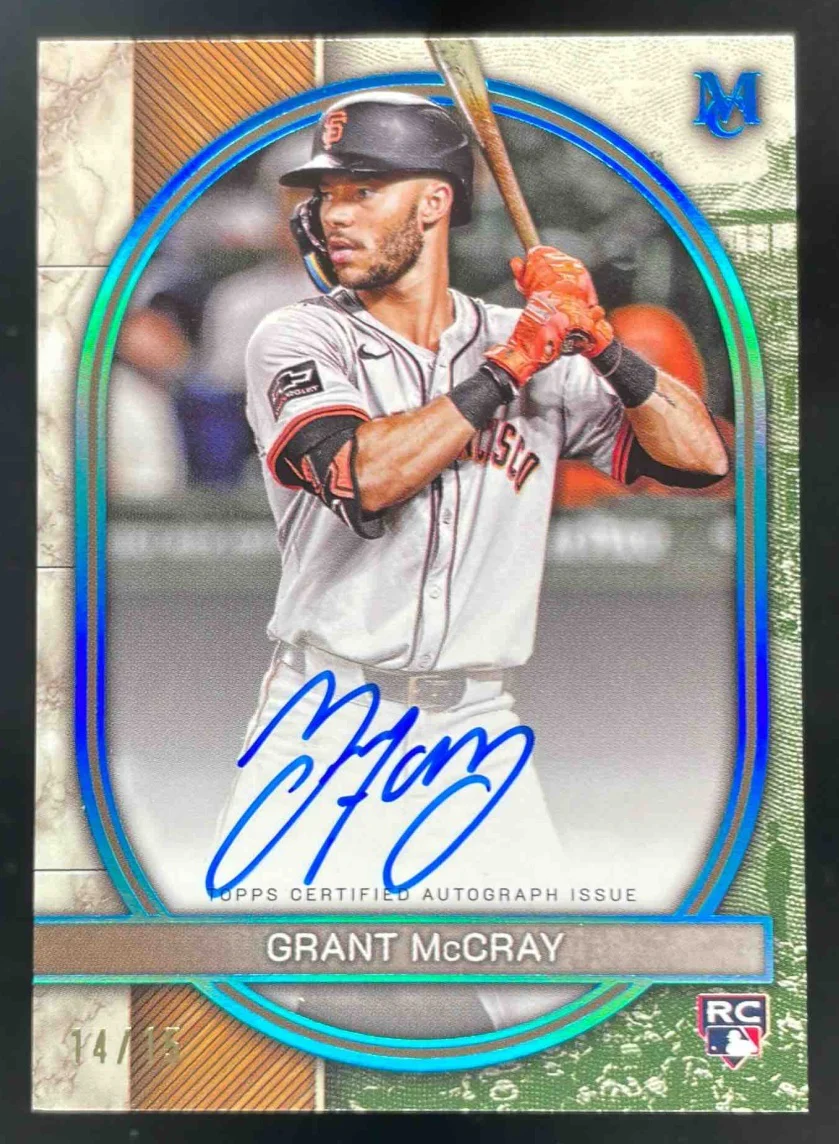 2025 Museum Collection Archival Blue Topaz #AA-GM Grant McCray RC Auto /15