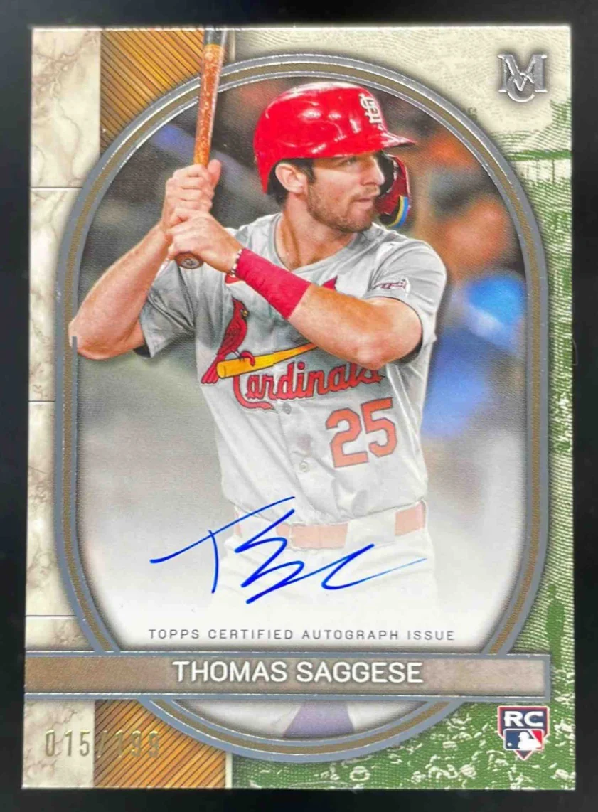 2025 Museum Collection Archival #AA-TS Thomas Saggese RC Auto /199