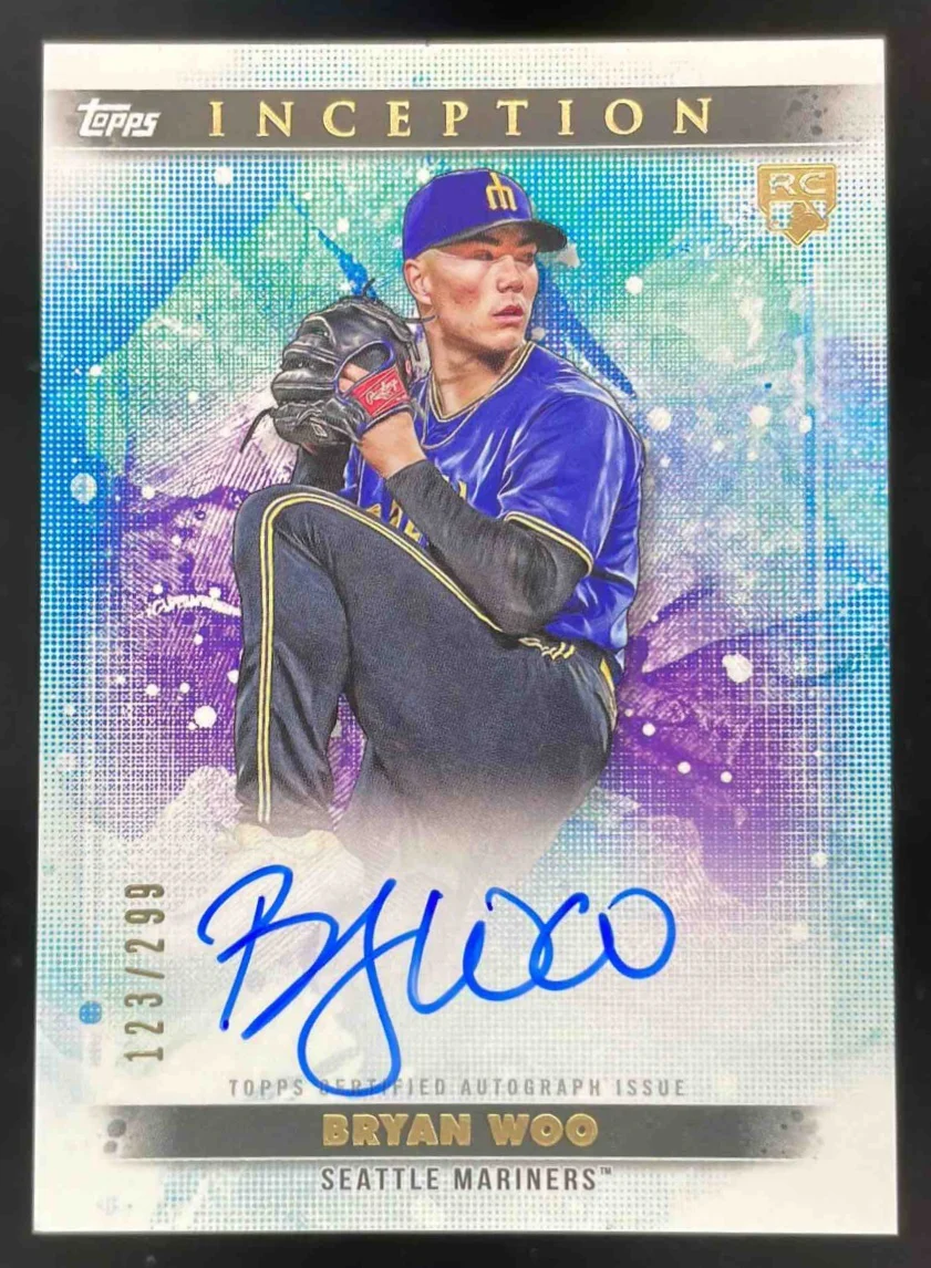 2024 Topps Inception Rookies and Emerging Star #BRES-BW Bryan Woo RC Auto /299