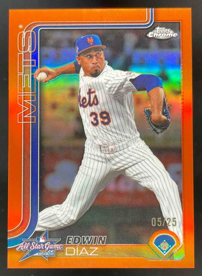2025 Topps Chrome 2025 All-Star Game Orange #ASGC-45 Edwin Diaz /25