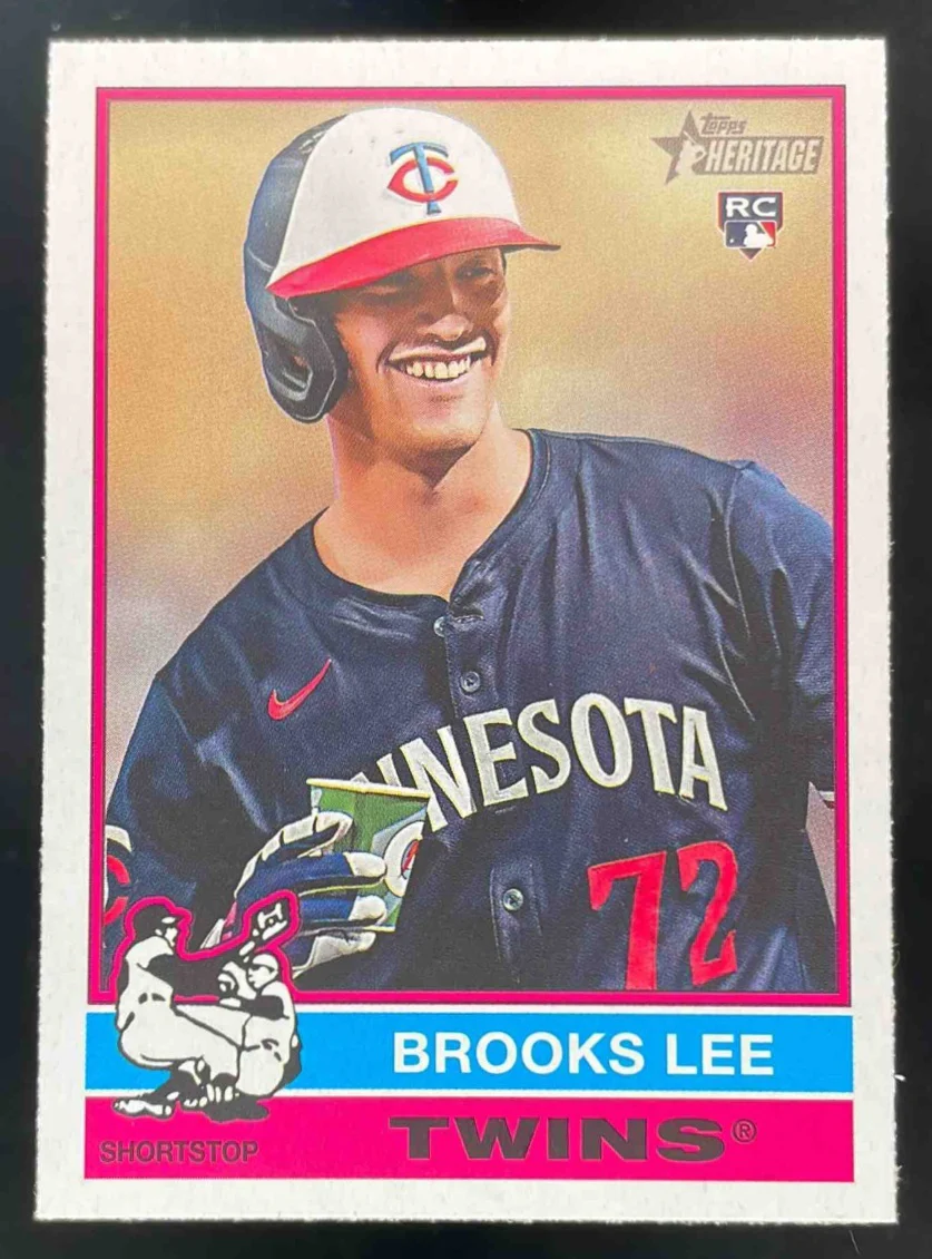 2025 Topps Heritage Image Variations #63 Brooks Lee