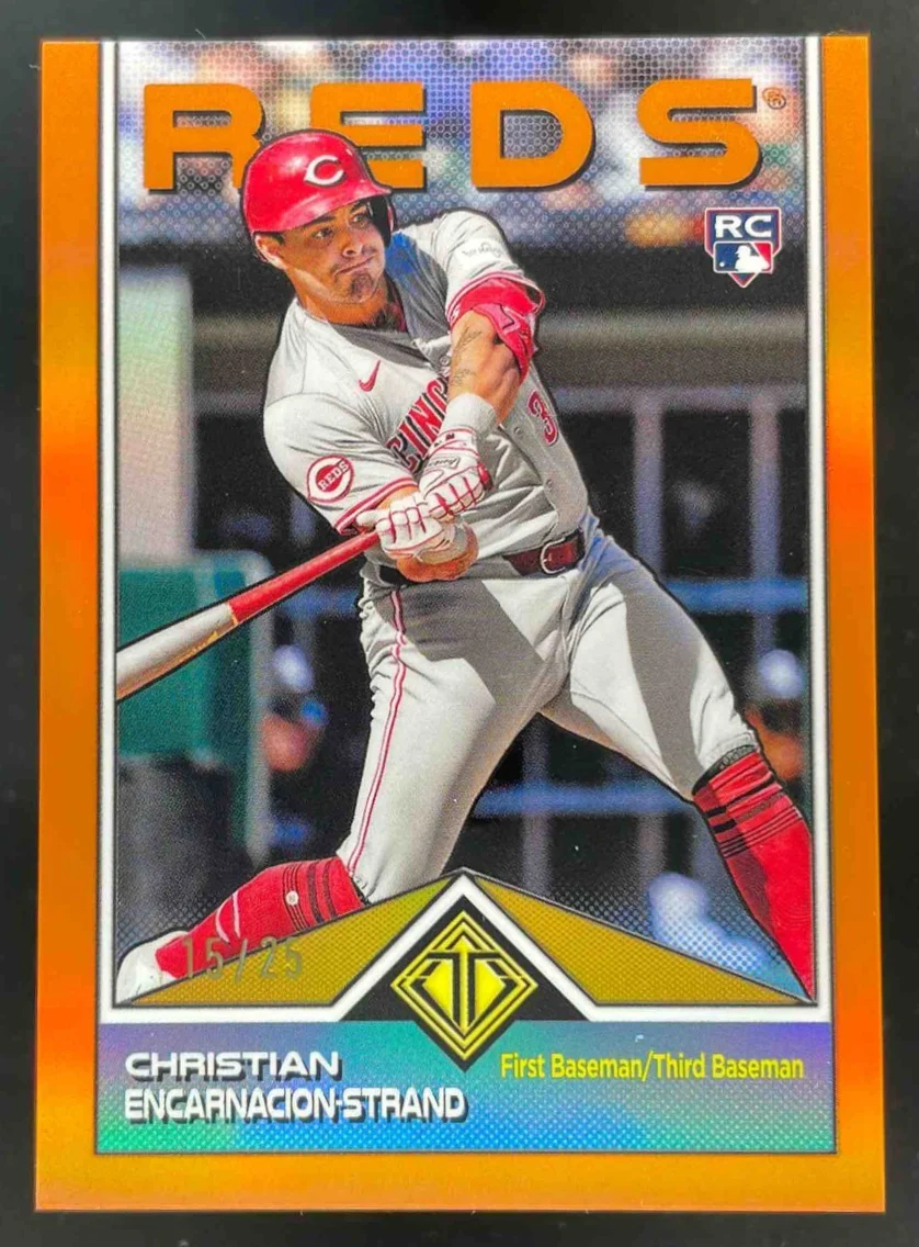 2024 Topps Transcendent Collection Orange Christian Encarnacion-Strand RC /25