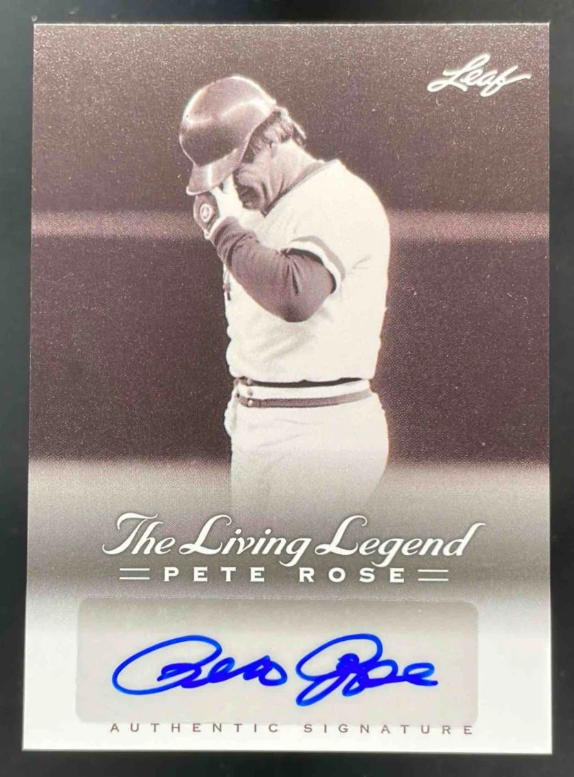 2012 Leaf Pete Rose The Living Legend Autographs #AU-48 Pete Rose Auto