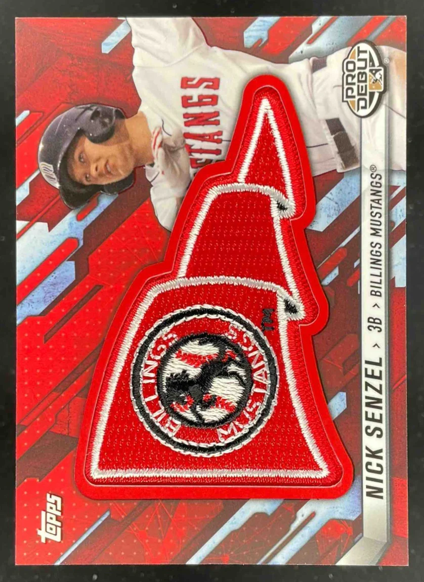 2017 Topps Pro Debut Pennant Patches Red #PP-NS Nick Senzel /10