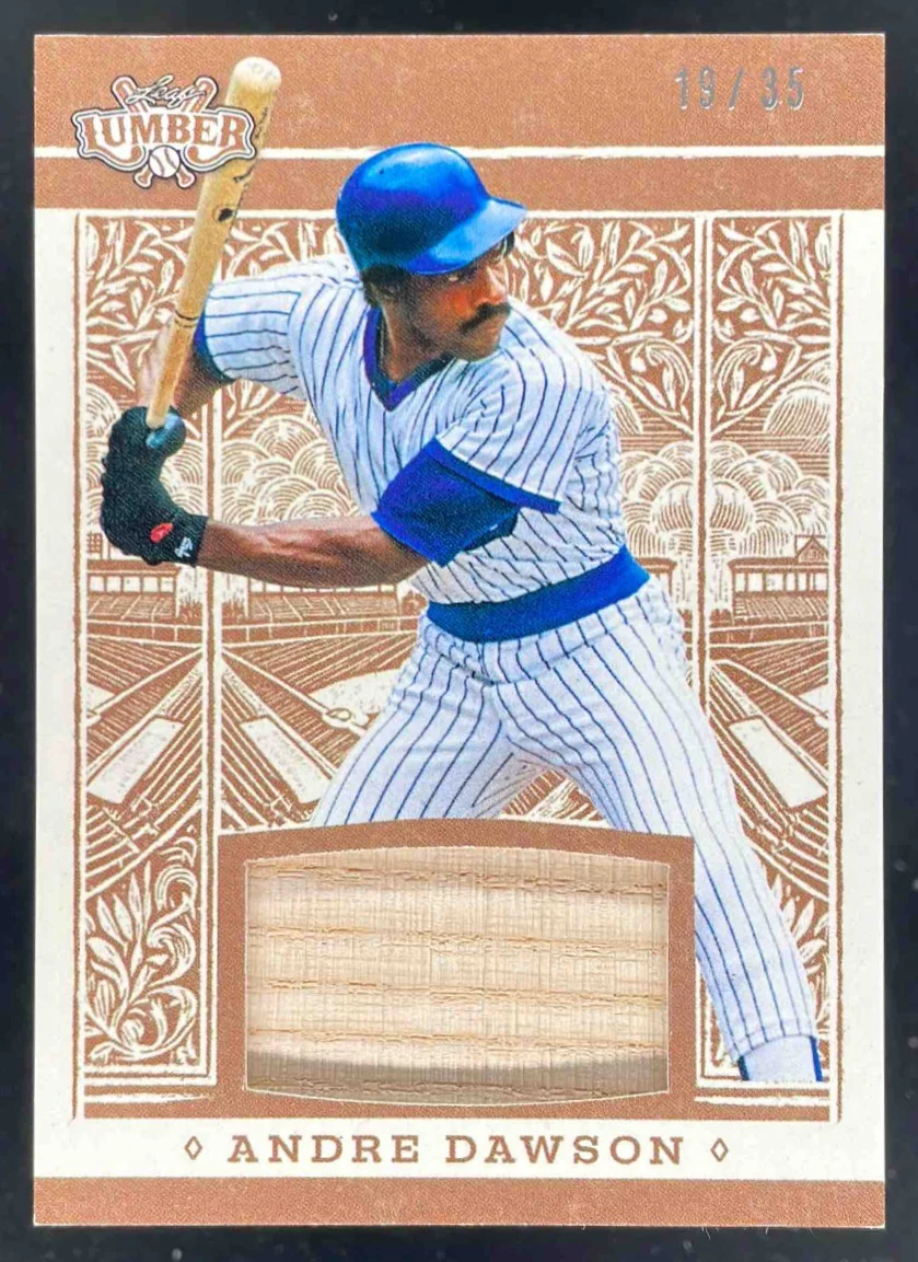 2025 Leaf Lumber Game Used Lumber Bronze #GL-3 Andre Dawson /35