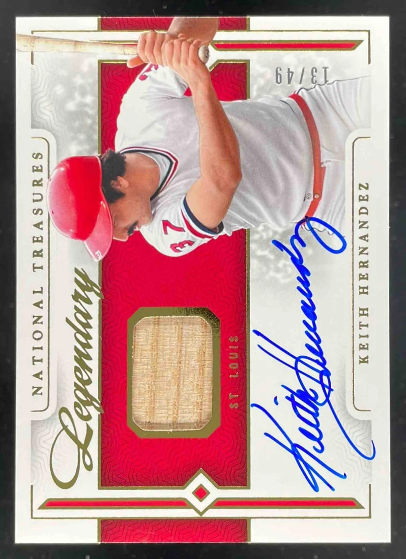 2025 National Treasures Legendary Lumber #5 Keith Hernandez Auto /49