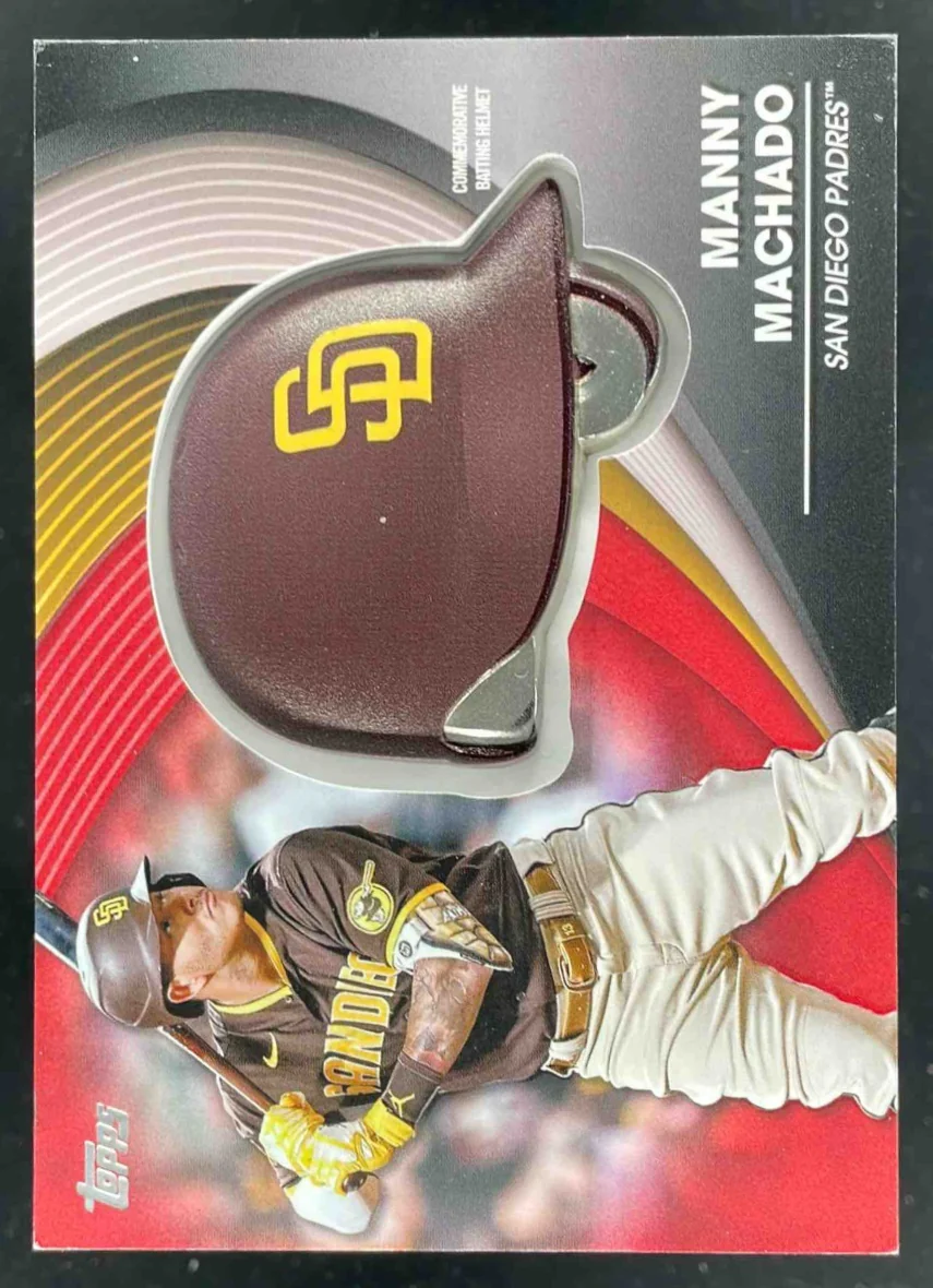 2022 Topps Batting Helmet Commemorative Relic #BH-MM Manny Machado /10