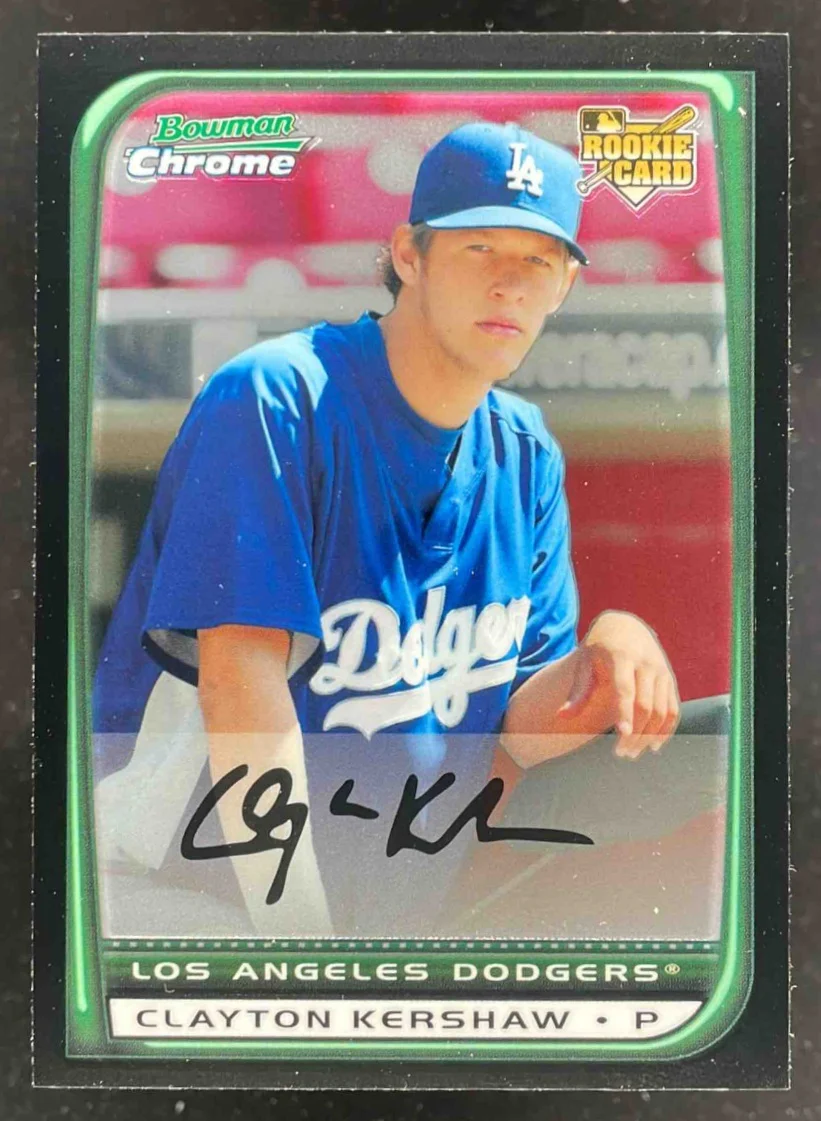 2008 Bowman Draft Picks & Prospects Chrome #BDP26 Clayton Kershaw RC