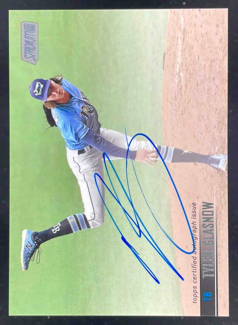 2021 Topps Stadium Club Autographs #SCBA-TGL Tyler Glasnow Auto