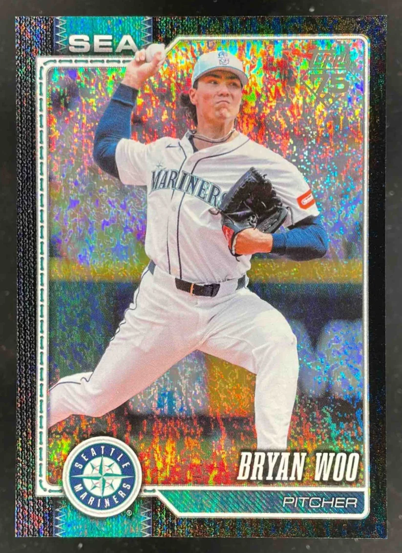 2026 Topps Black Sandglitter #62 Bryan Woo /10