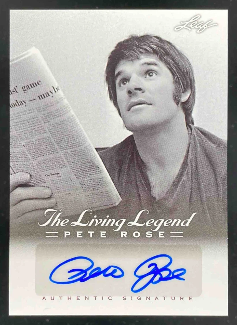 2012 Leaf Pete Rose The Living Legend Autographs #AU-9 Pete Rose Auto