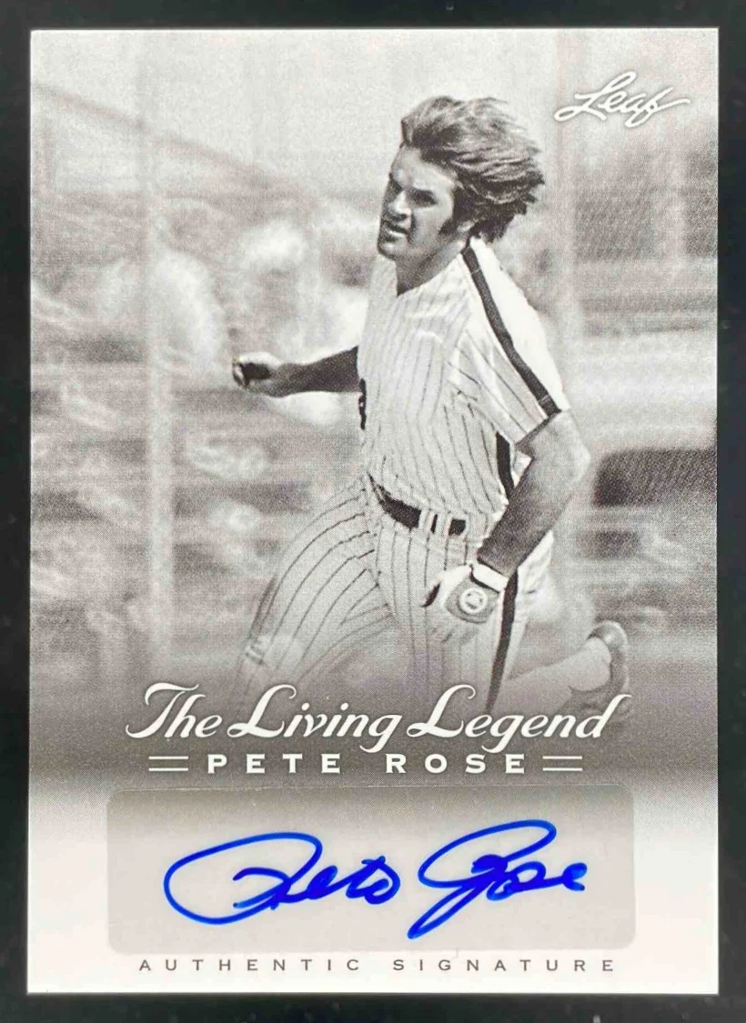 2012 Leaf Pete Rose The Living Legend Autographs #AU-35 Pete Rose Auto