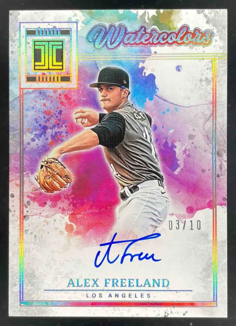 2025 Impeccable Watercolor Holo Gold #WCS-AF Alex Freeland Auto /10