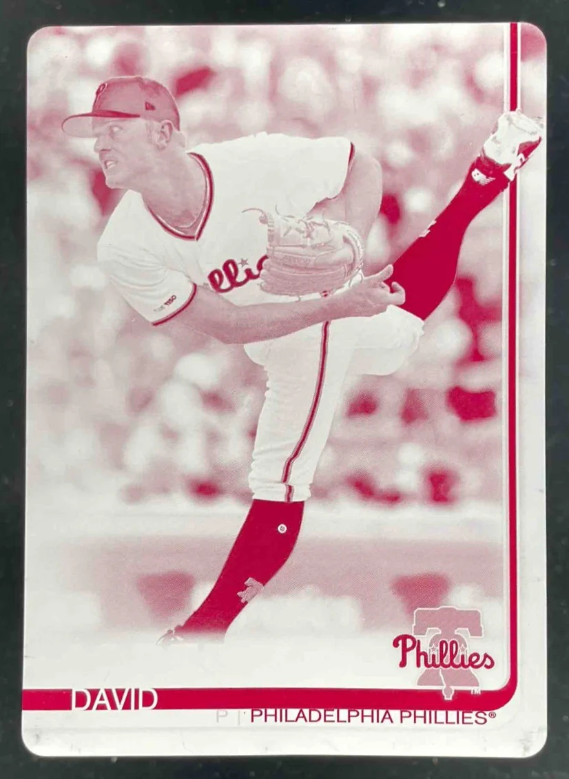 2019 Topps Update Printing Plates Magenta #US217 David Robertson 1/1