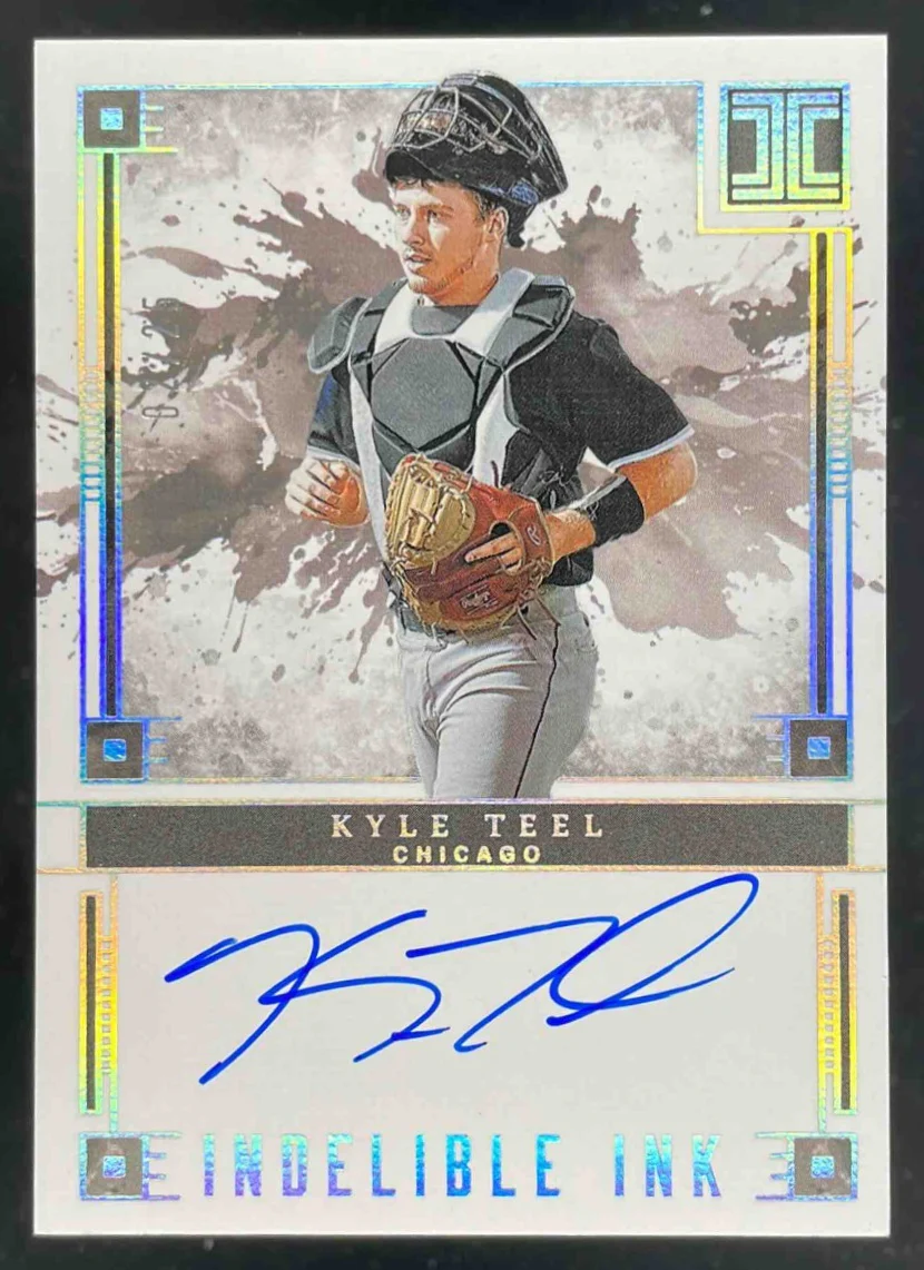 2025 Panini Impeccable Indelible Ink Holo Silver #IND-KT Kyle Teel Auto /25