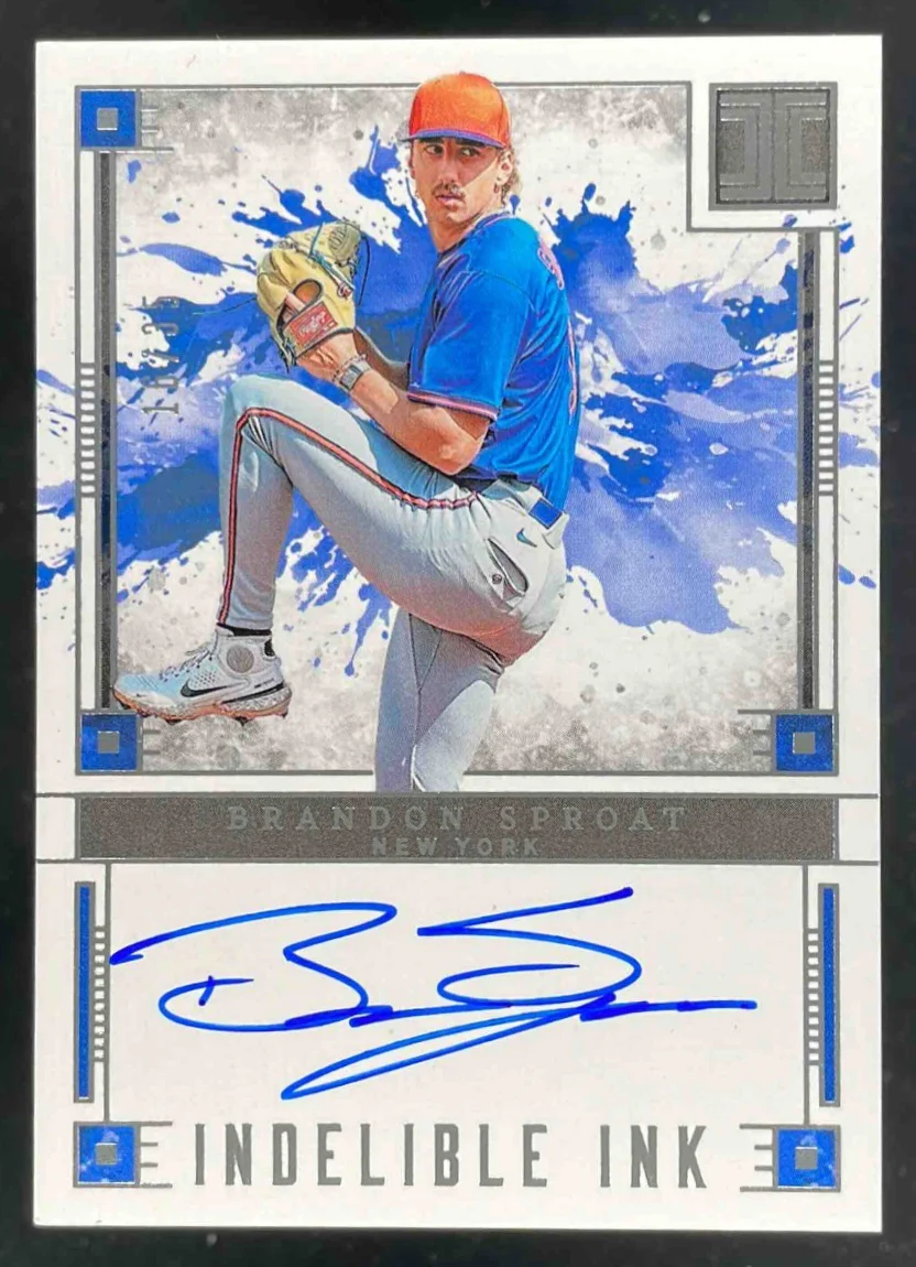 2025 Panini Impeccable Indelible Ink #IND-BS Brandon Sproat Auto /35