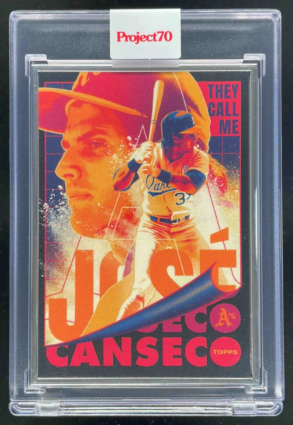2021 Topps Project70 Artist Proof Silver Frame #47 Jose Canseco /51