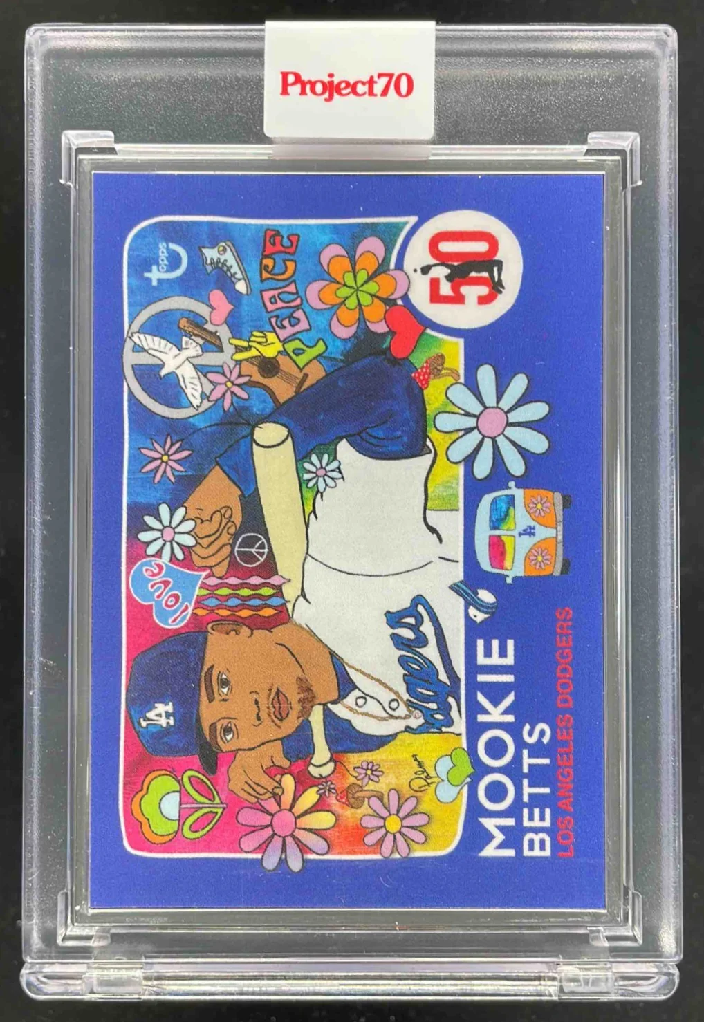 2021 Topps Project70 Artist Proof Silver Frame #54 Mookie Betts /51