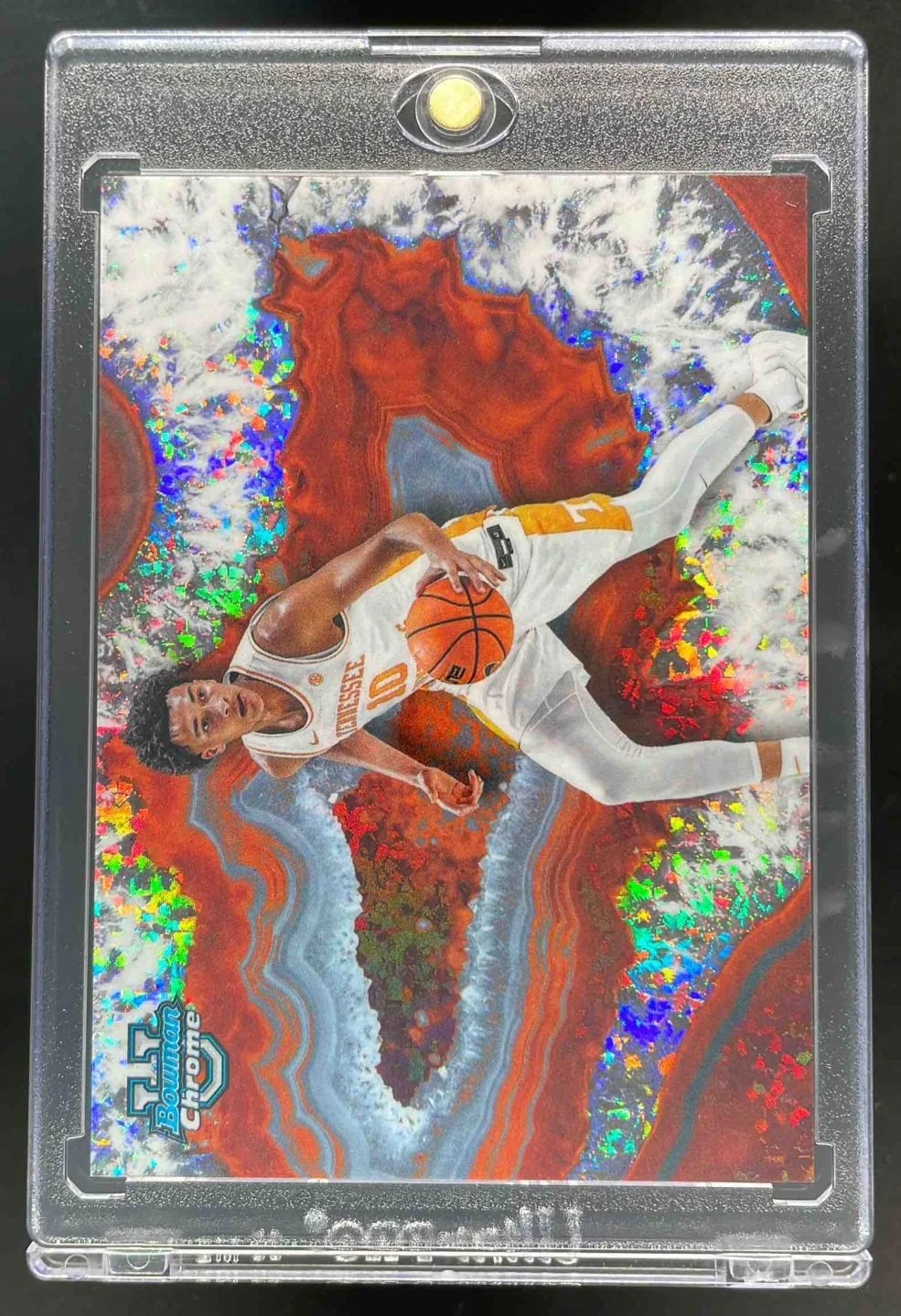 2025-26 Bowman Crystalized NIL #CNL-5 Nate Ament SSP