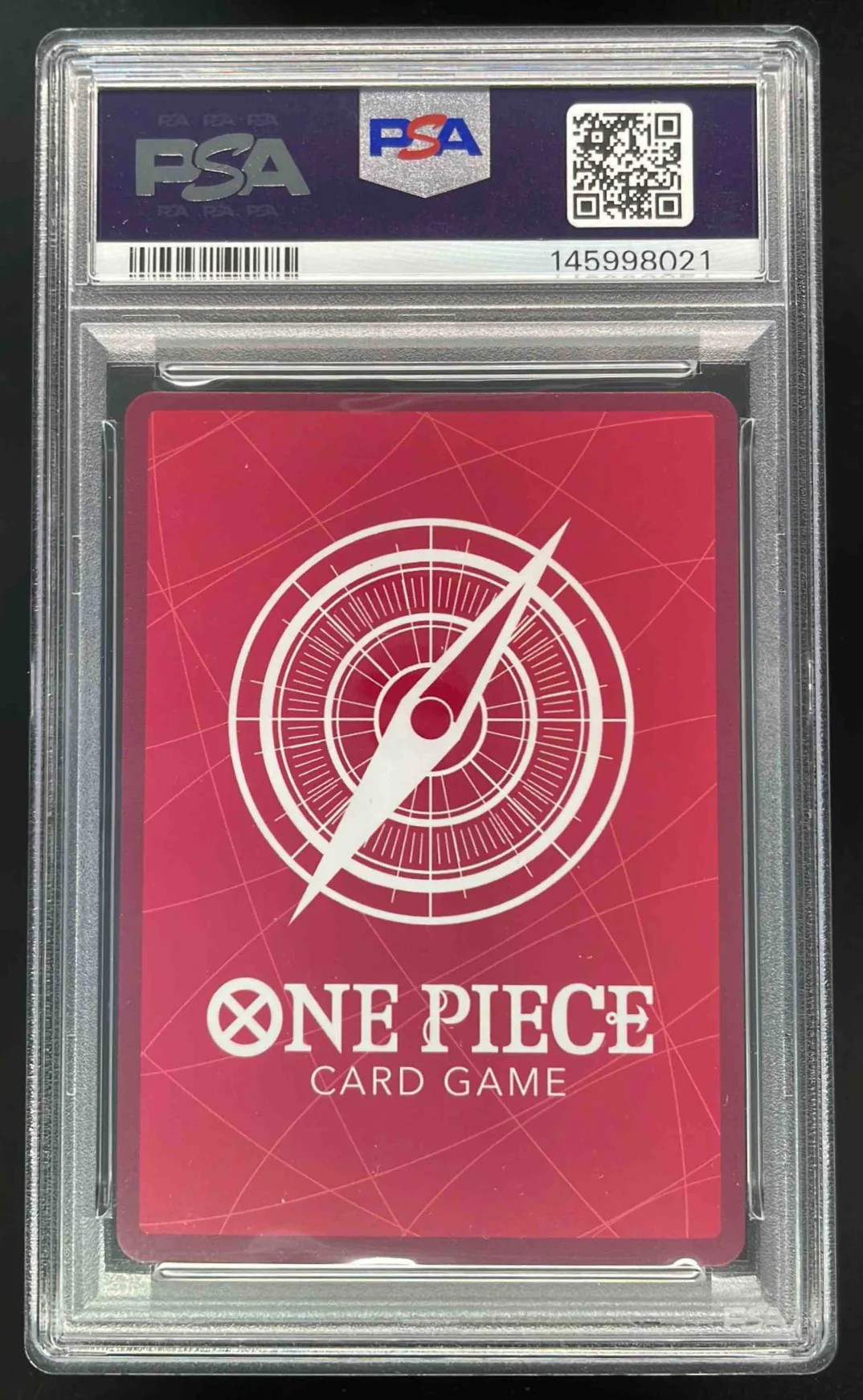 2022 One Piece ST01 EN #001 Monkey D Luffy Errata PSA 10 - Image 2