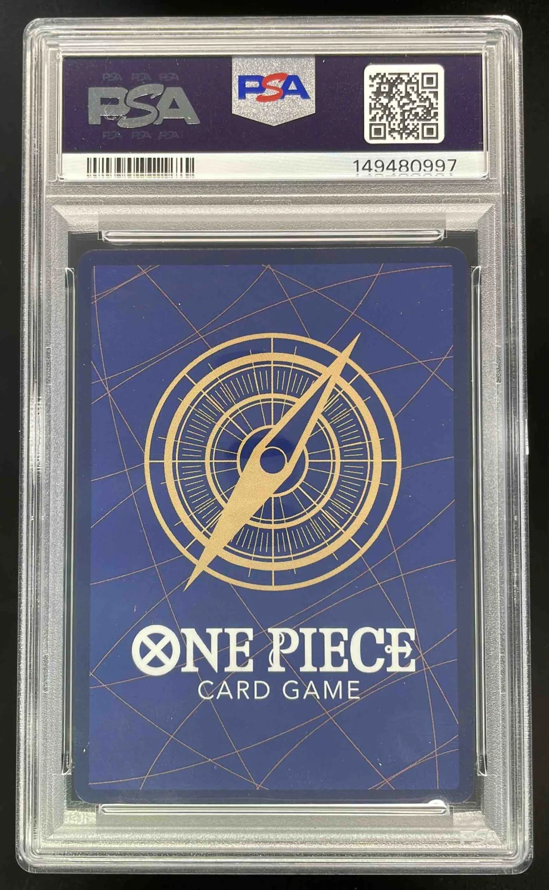 2025 One Piece EN OP11 Release Event Winner #081 Dracule Mihawk PSA 10 - Image 2
