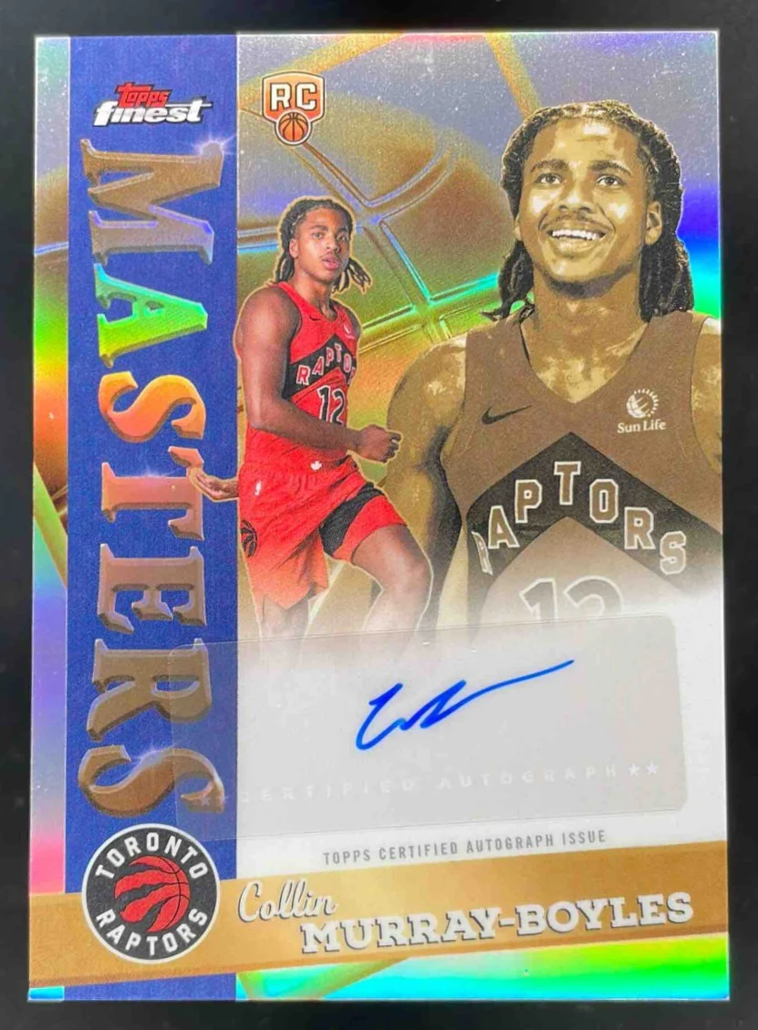2025-26 Topps Finest Masters #MA-CMB Collin Murray-Boyles RC Auto